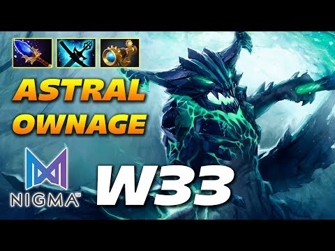 w33 OD - ASTRAL OWNAGE - Dota 2 NIGMA vs GAMBIT