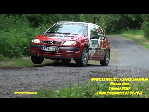 Matysiak Maciej / Trzaska Sebastian - Citroen Saxo - 1 Runda RSMP 1 Rajd Rzeszowiak 31-05-2015