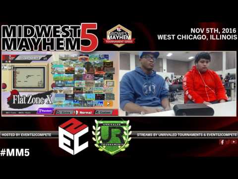 Midwest Mayhem 5 Singles Pools: 8 Inches (Ganondorf) vs. HawkEye (ZSS, Robin)