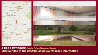 3-bed Townhouse for Sale in Chalais, Poitou Charentes, France on frenchlife.biz