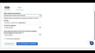 Tracking College Apps and Requesting Transcripts in Naviance