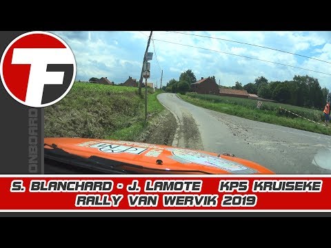 Onboard | S. Blanchard - J. Lamote | KP5 Kruiseke | Rally van Wervik 2019