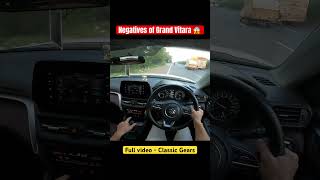 Negatives of Grand Vitara 😱 | Maruti Grand Vitara in 2024 |