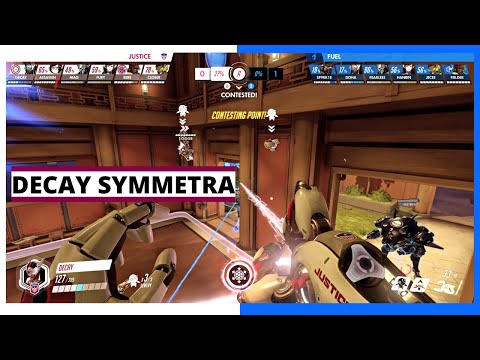 DECAY SYMMETRA POV | Playoffs - Washington Justice vs Dallas Fuel | OWL Season 2021