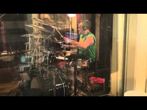 Innovation Studios - recording drums with Victims of Contagion