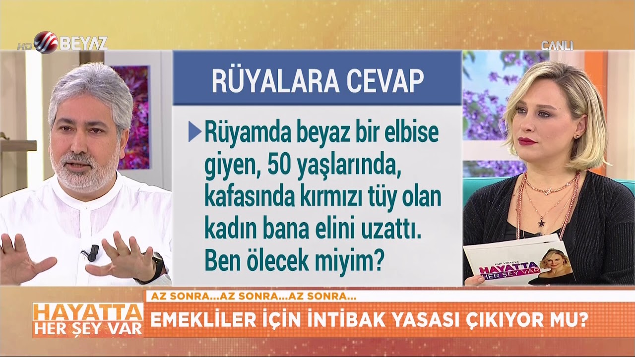 Rüyamda beyaz elbise giyen kadın bana elimi uzattı