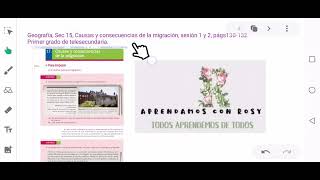 Geografía, Sec.15, Causas y consecuencias de la migración, sesión 1 y 2, págs130-132 1er.grado de Ts