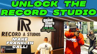How To Unlock Record A Studios | Make Franklin Call YOU! GTA 5 Online | Franklin & Lamar First Job!