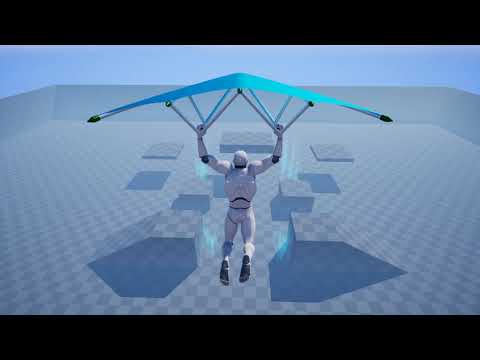 Paraglider Blueprints and Animations for UE4
