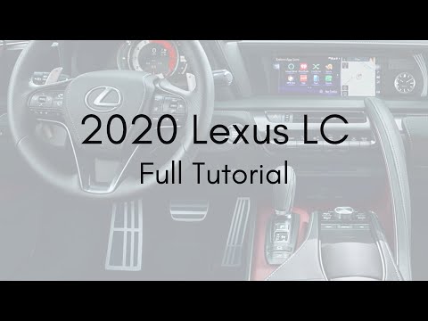 2020 Lexus LC Full Tutorial - Deep Dive