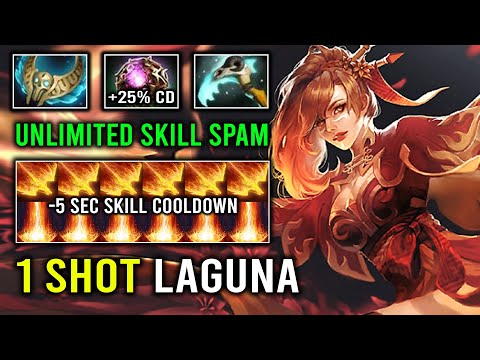 UNLIMITED SKILL SPAM 7.33c Lina Revenants 100% Beyond Godlike 1 Shot Laguna Dota 2