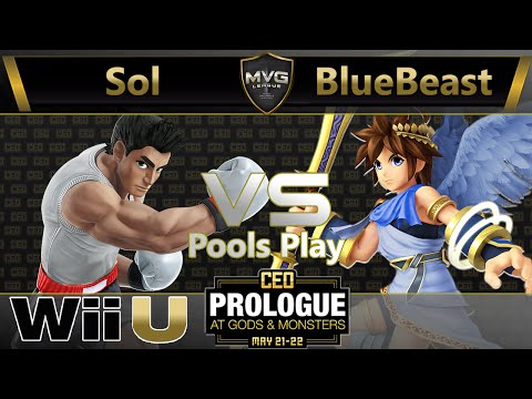 Noble|Sol (Little Mac) vs, BlueBeast (Pit) - Pools Play - CEO Prologue
