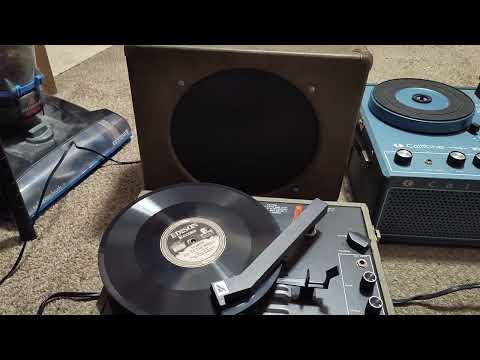 Edison diamond disc test on an audiotronics record player part 2 final test 