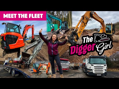 Meet the Fleet - ALL of Our Excavators, Dumpers, Trucks and Pick-Ups