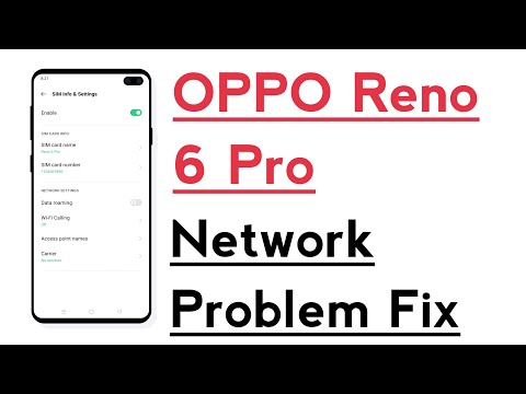 OPPO Reno 6 Pro Network Problem Solve / How To Fix Network Problems In Reno 6 Pro