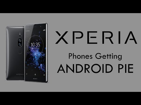 Xperia Phones Getting Android Pie