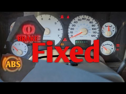 Dodge Ram Abs light, brake light, and speedometer Fixed fast