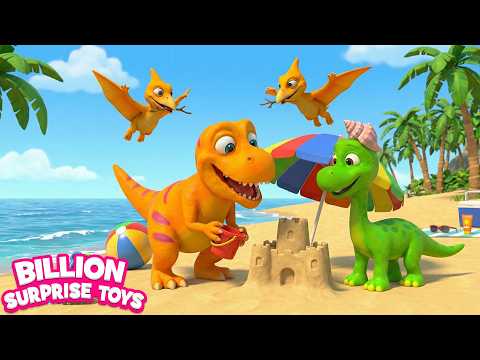 Magical Dino Forest Adventure 🦖🌈 | Safety Rules | Kids Songs | Big Dream 3D Cartoon for Toddlers