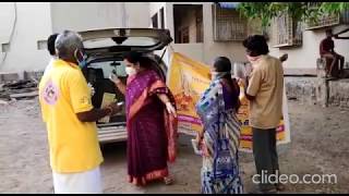 Covid 19 - Distributed 57 dry ration for the needy and 50 Veg fried rice to the needy in Vijayawada