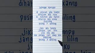 Download lagu Wenggo-wenggo · Fajar Sadboy · Widia Kalana · Mas Bruno · Debios · Septa Geser · Lyrics mp3
