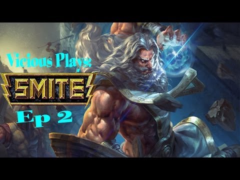Vicious Plays Smite Ep 2 - Press 3 to win (Zeus)