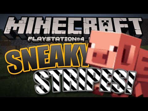 Minercaft PS4 Co-Op Survival - Sneaky Stripes! - Episode 4 - Mushroom Islands!