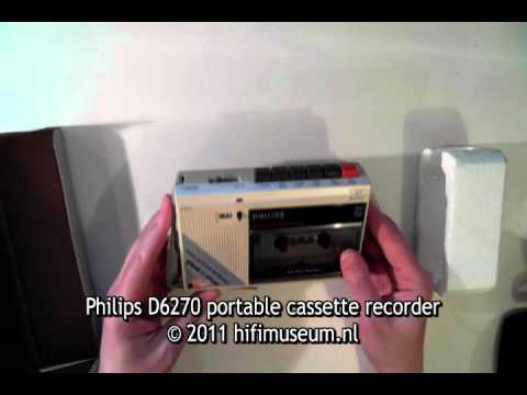 Philips D6270 portable cassette recorder hifimuseum.nl