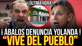 ÁBALOS TIRA DE LA MANTA CON YOLANDA DÍAZ Y LA ACUSA A DE MALVERSACIÓN POR LO QUE HIZO CON SU AMANTE
