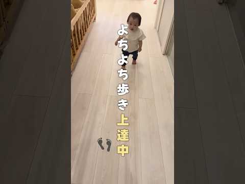 夢空よちよち歩き上達中👣　 #杉浦太陽　#shorts　#夢空　#成長記録　#よちよち歩き