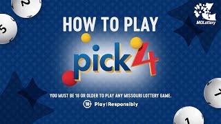 How to Play: Pick 4