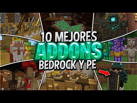 Santiago Gamer289 - ⭐Top 10 MEJORES ADDONS SURVIVAL para MINECRAFT 1.20 -1.20.32 (BEDROCK y PE)😯ADDONS MINECRAFT PE 1.20