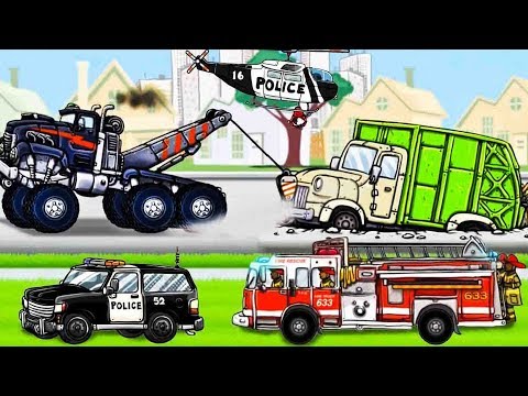 Garbage Truck Videos For Children l Tow Truck MAX Firetruck, Garbage Truck l Garbage Trucks Rule - YouTube