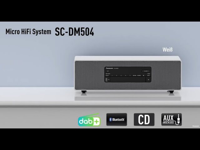 Panasonic SC-DM504EG (CD Player, Bluetooth, 2x 20 W) - digitec