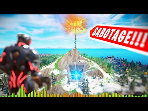 IO SABOTAGES next Rocket as COVERT CAVERN emerges with NEW BOSS (Fortnite Cinematics)