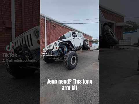 14 Inches of Travel Jeep Wrangler JK EVO MFG Double Throw Down #jeepwrangler