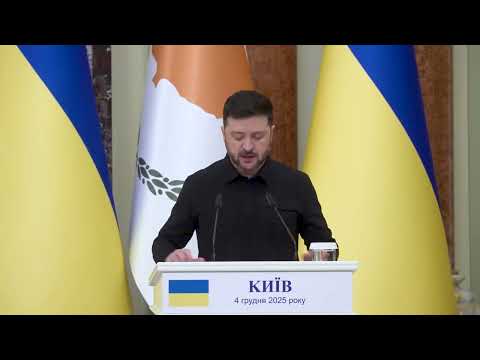 Οι δηλώσεις Χριστοδουλίδη-Ζελένσκι στο Κίεβο