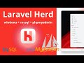 Laravel Herd With Mysql And Phpmyadmin For Windows Without Herd Pro