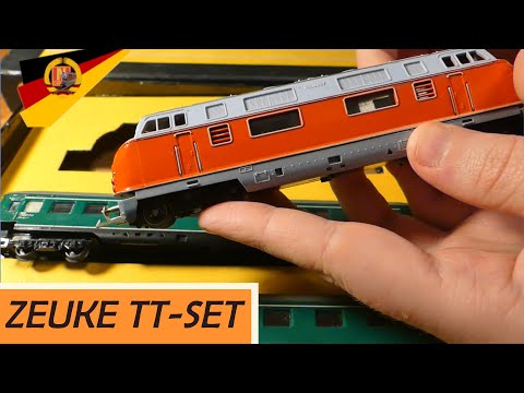 Pure nostalgia: TT starter set, V 200 from ZEUKE & Wegwerth 60s model train TT BTTB PIKO DDR
