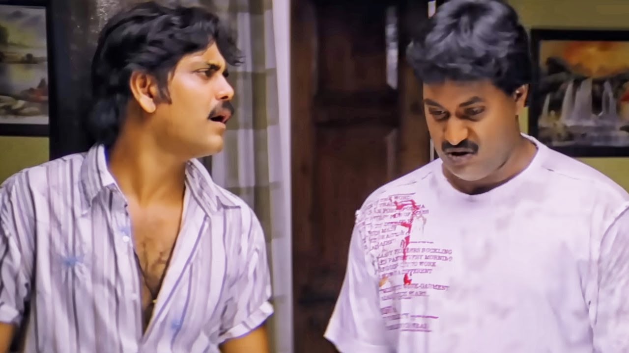 सुनील नागार्जुन से नाराज है | Mass फिल्म का मजेदार सीन | Naga