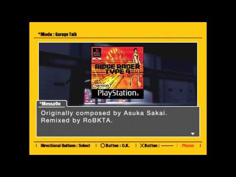 Ridge Racer Type 4 Music Remix - "Garage Talk" (RoBKTA Renovation Remix)