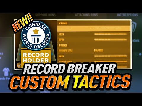 I BROKE A WORLD RECORD WITH THESE TACTICS! FIFA 21 30-0 PRO PLAYER CUSTOM TACTICS + INSTRUCTIONS!