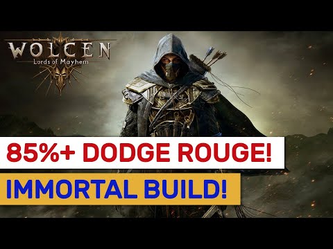 Wolcen - 85%+ Dodge Evasion ROGUE! Immortal God Build?!