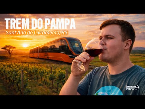 Eu não esperava por isso... Conheci o novo Trem do Pampa no Rio Grande do Sul! 🚞🇧🇷🇺🇾