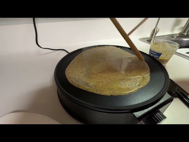 Best Affordable Electric Crepe Maker for Almond Flour Crepes - close-up view