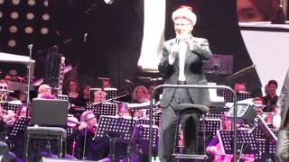 Danny Elfman performs a unique version of the Oogie Boogie song at the SSE Wembley Arena Dec 5 2019