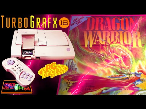 DRAGON WARRIOR - PC ENGINE / TURBOGRAFX 16 - NES CONVERSION GAMEPLAY AND LINK