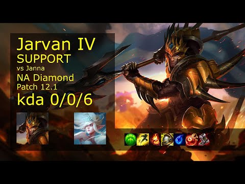 Rank 3 NA Jarvan IV: Support vs Janna