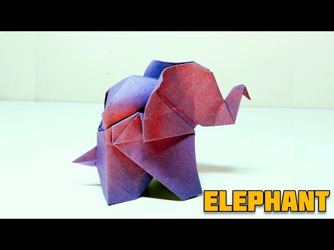 Origami Elephant | Origami Animals | Origami tutorial | Paper craft