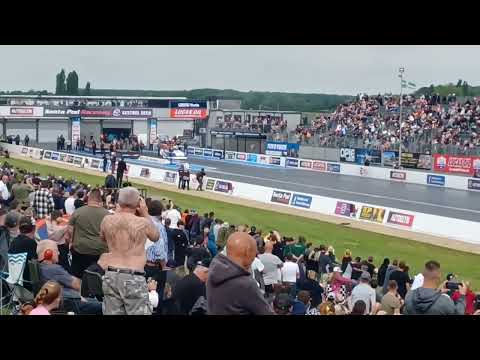Crash at Santa pod