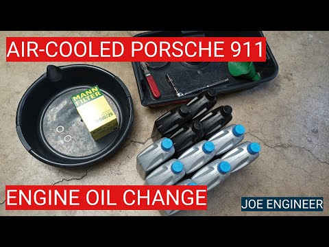Air-Cooled Porsche 911 DIY Engine Oil Change